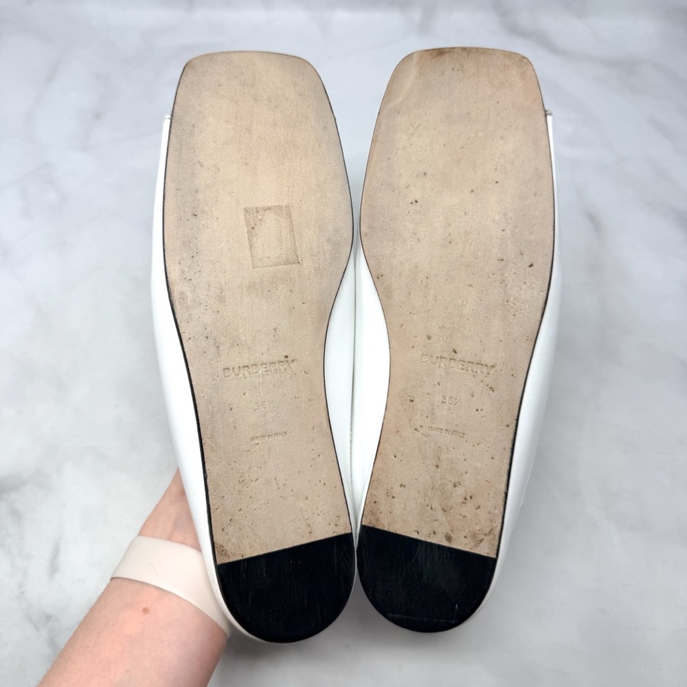 Burberry Beckswalk Leather Croc Backless Slide Mule Loafer Flat Shoes Colorblock - Picture 10 of 13